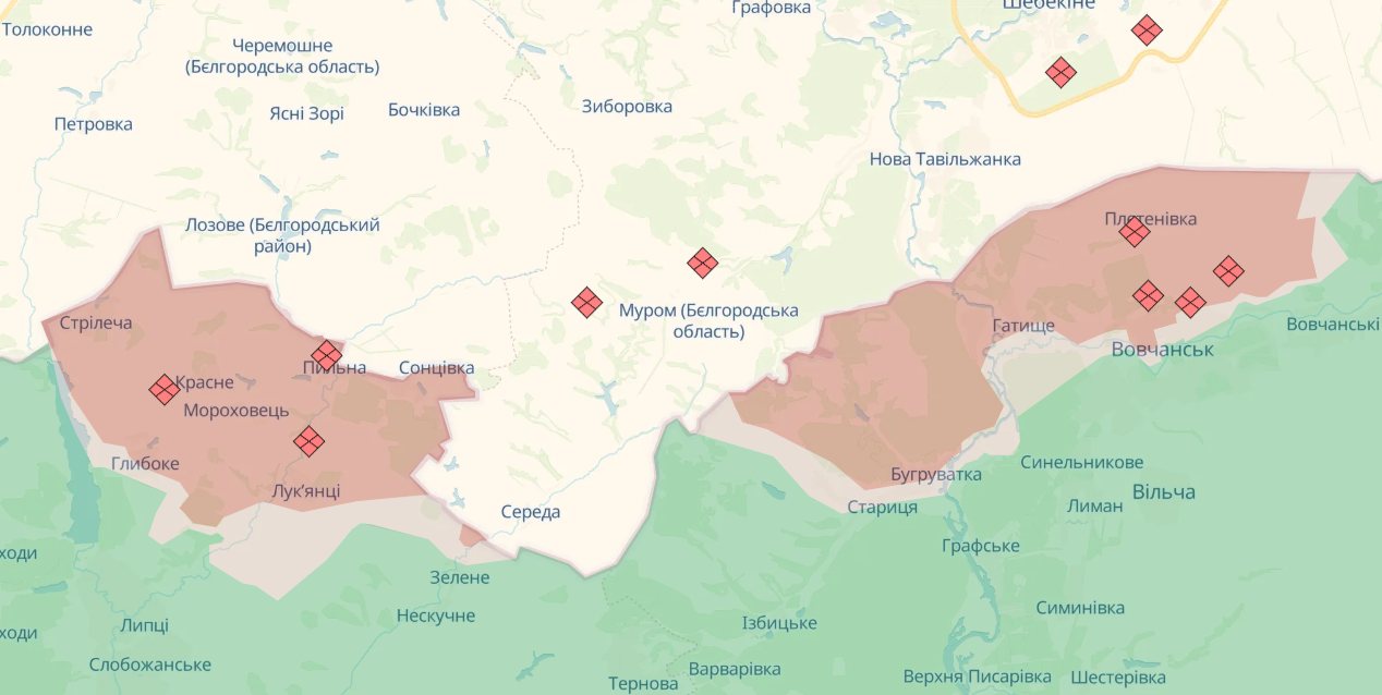 Карта бойових дій в Україні станом на 24 грудня 2024 року фото 2