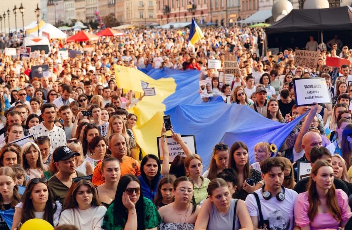 Святкування Дня незалежності України у Варшаві, організоване «Євромайдан-Варшава»