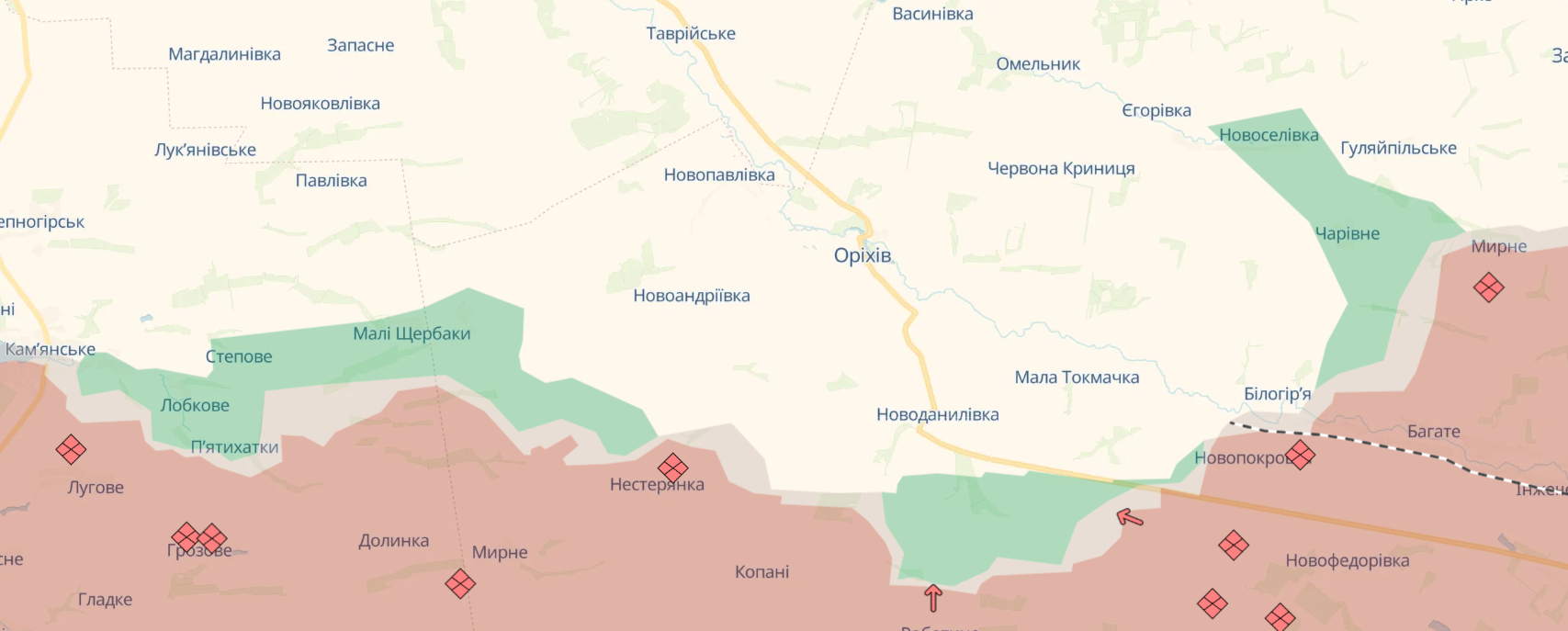 Карта бойових дій в Україні станом на 24 грудня 2024 року фото 10