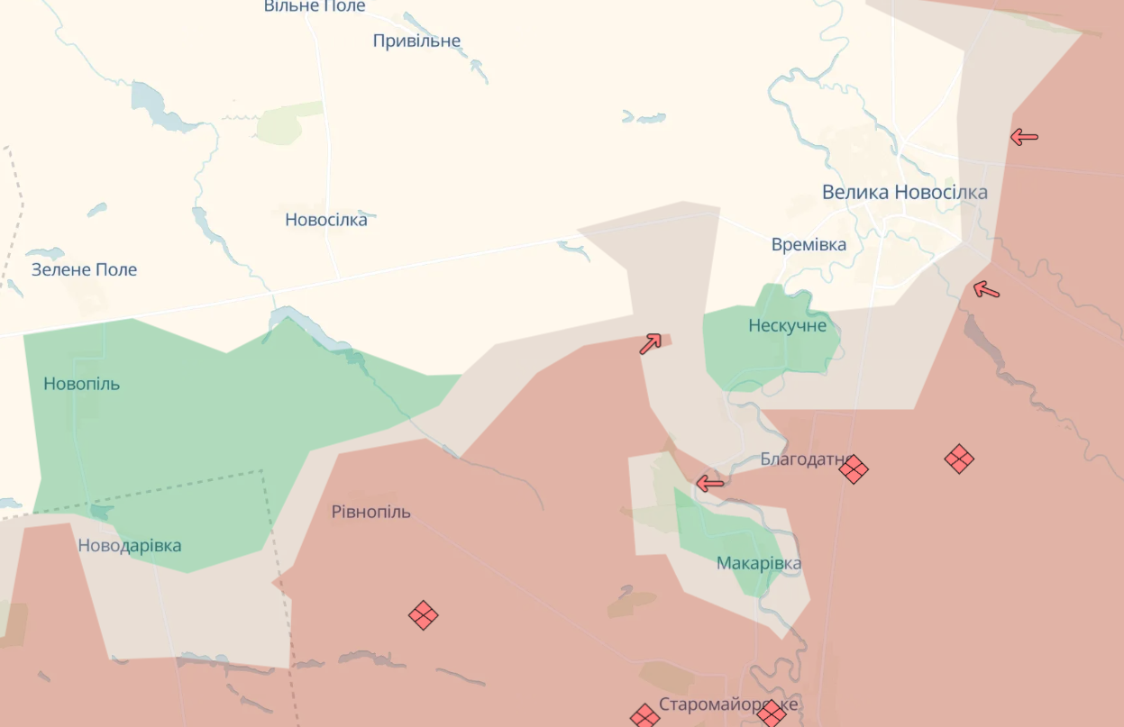 Карта бойових дій в Україні станом на 24 грудня 2024 року фото 9