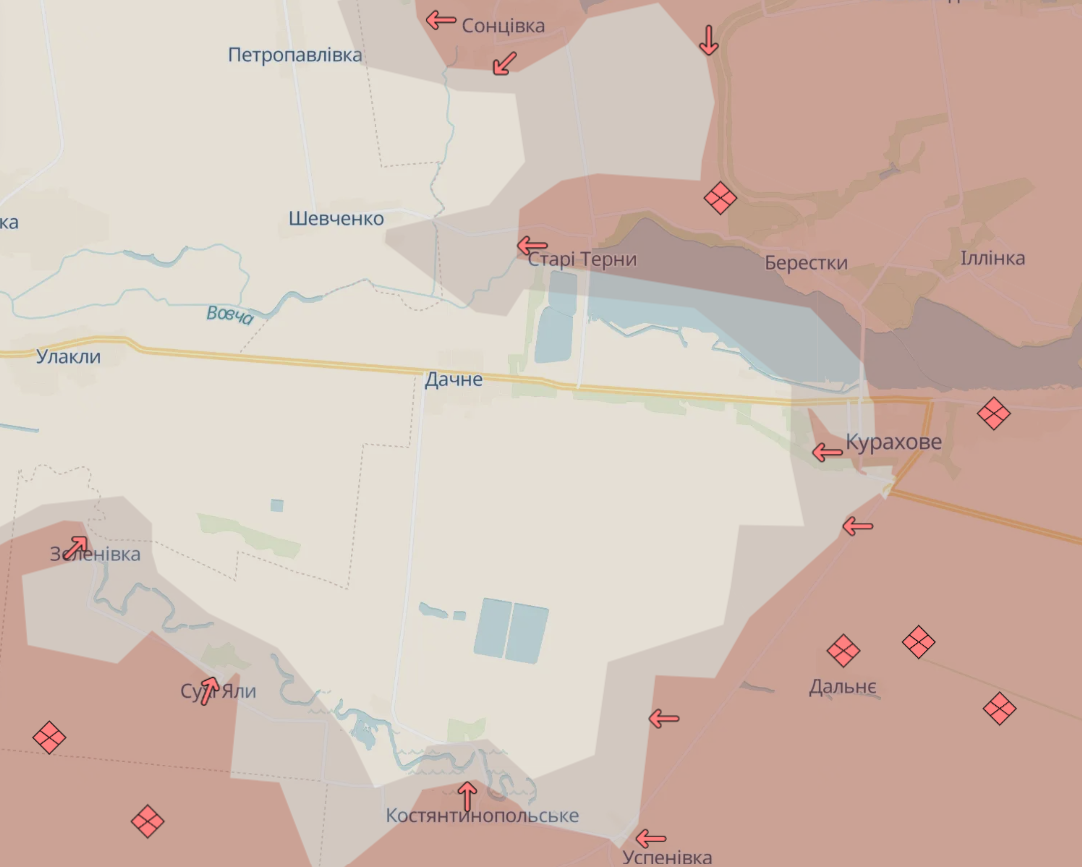 Карта бойових дій в Україні станом на 24 грудня 2024 року фото 8