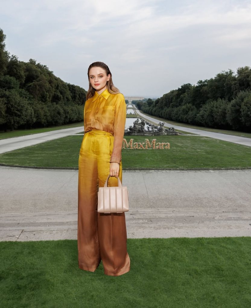 Гвінет Пелтроу, Шерон Стоун та Дева Кассель на показі Max Mara
