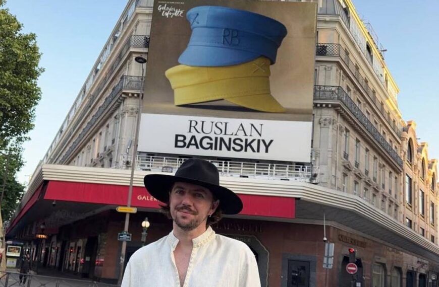 Паризький Galeries Lafayette присвятив 12 вітрин бренду Ruslan Baginskiy
