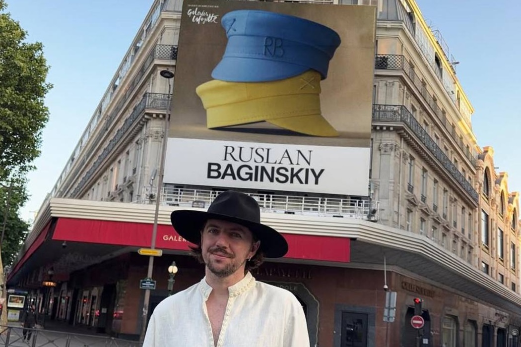 Паризький Galeries Lafayette присвятив 12 вітрин бренду Ruslan Baginskiy