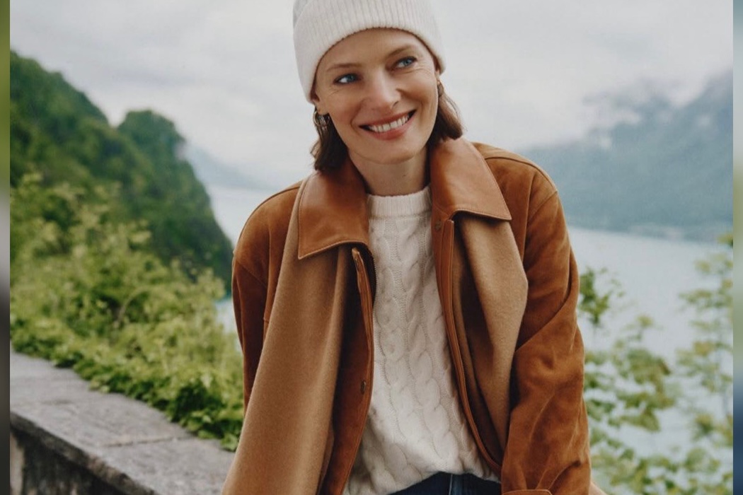 Українська модель Таня Рубан у різдвяному кампейні GANT