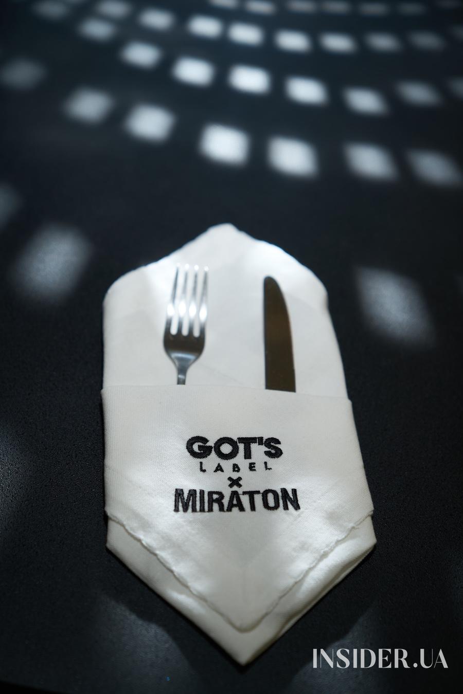 Дебютна колекція GOT'S LABEL x MIRATON
