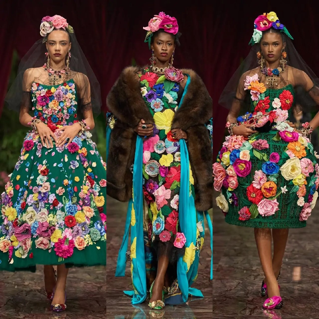 Дебют доньки Моніки Беллуччі та Джей Ло у фронтроу: Dolce & Gabbana представив нову кутюрну колекцію