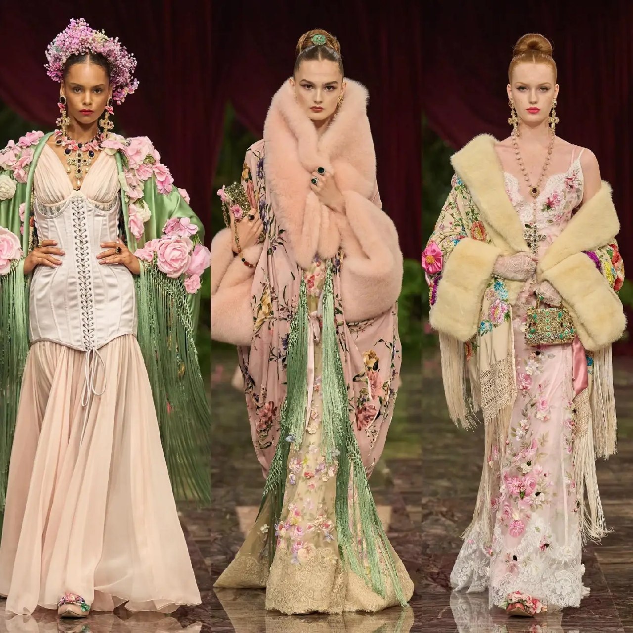 Дебют доньки Моніки Беллуччі та Джей Ло у фронтроу: Dolce & Gabbana представив нову кутюрну колекцію