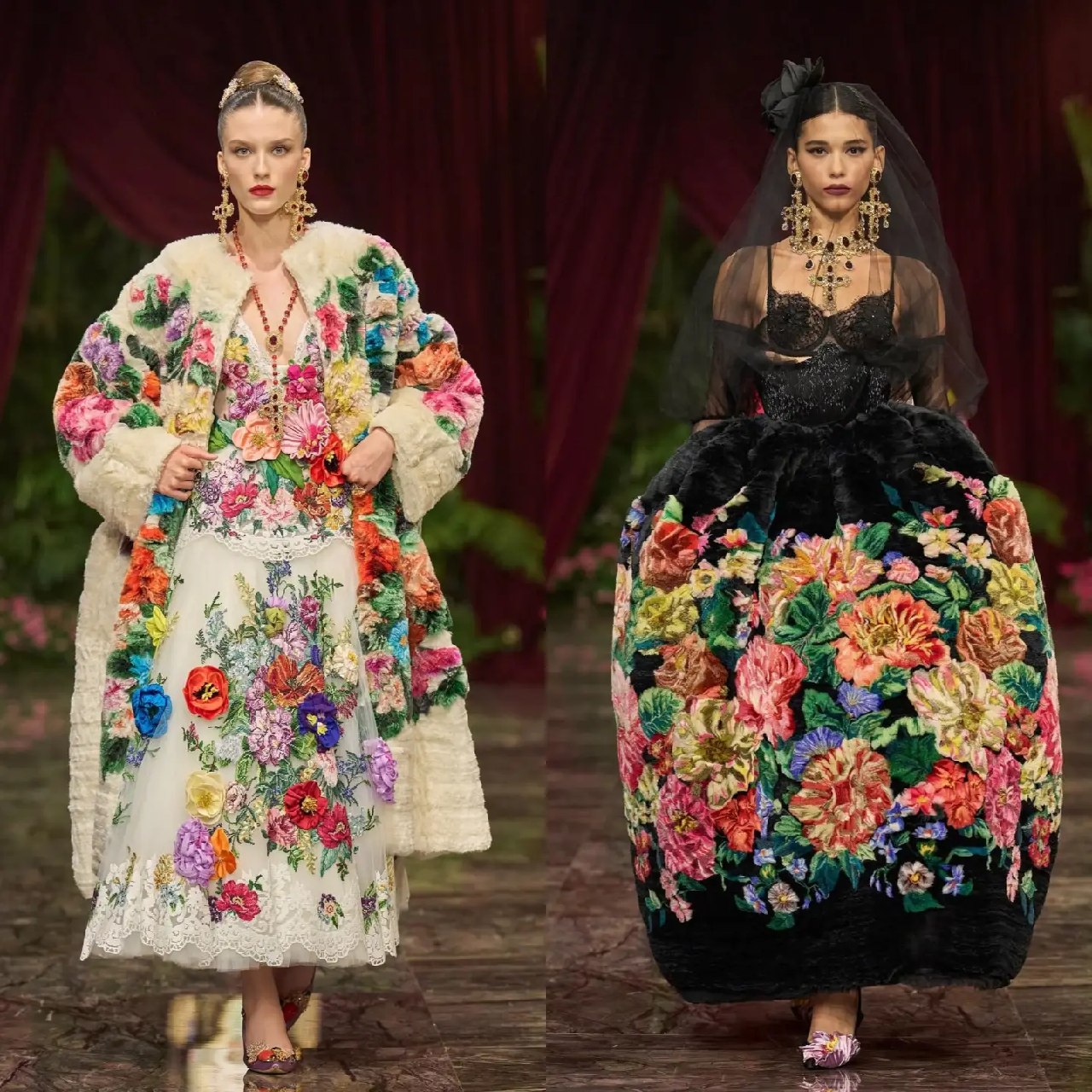 Дебют доньки Моніки Беллуччі та Джей Ло у фронтроу: Dolce & Gabbana представив нову кутюрну колекцію