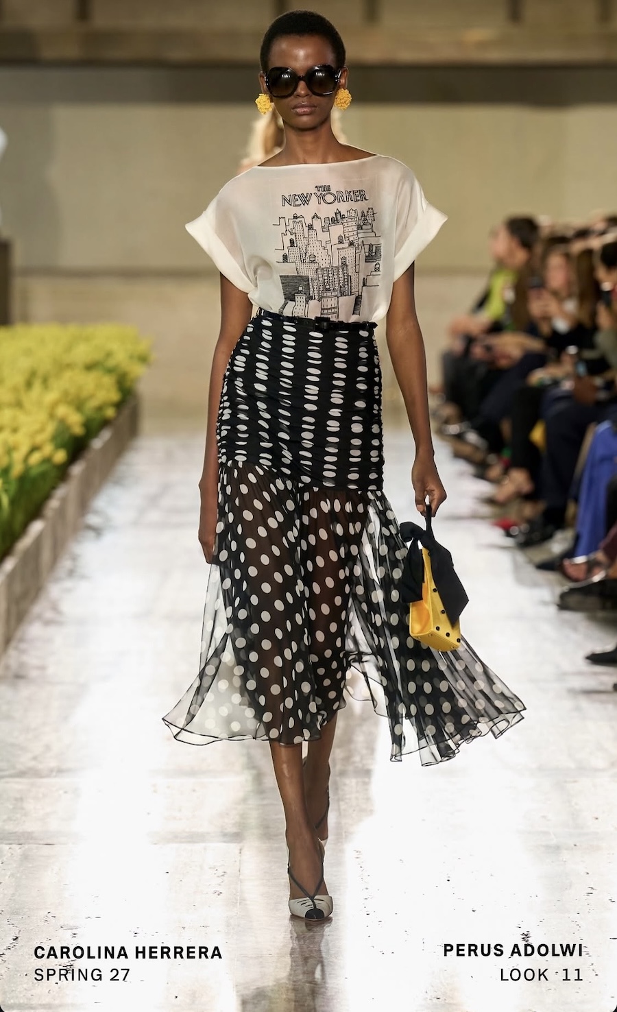 Carolina Herrera: ювілейна колекція серед 20 тисяч тюльпанів – головний тренд сезону 25 Carolina Herrera: Бісерні прикраси