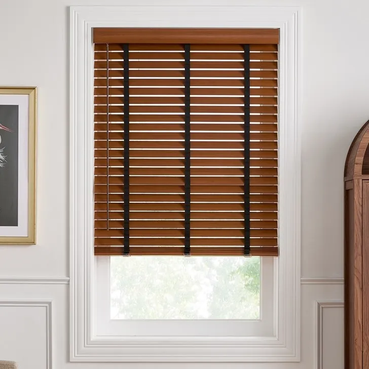 Безшнурові жалюзі з імітації дерева Blinds.com