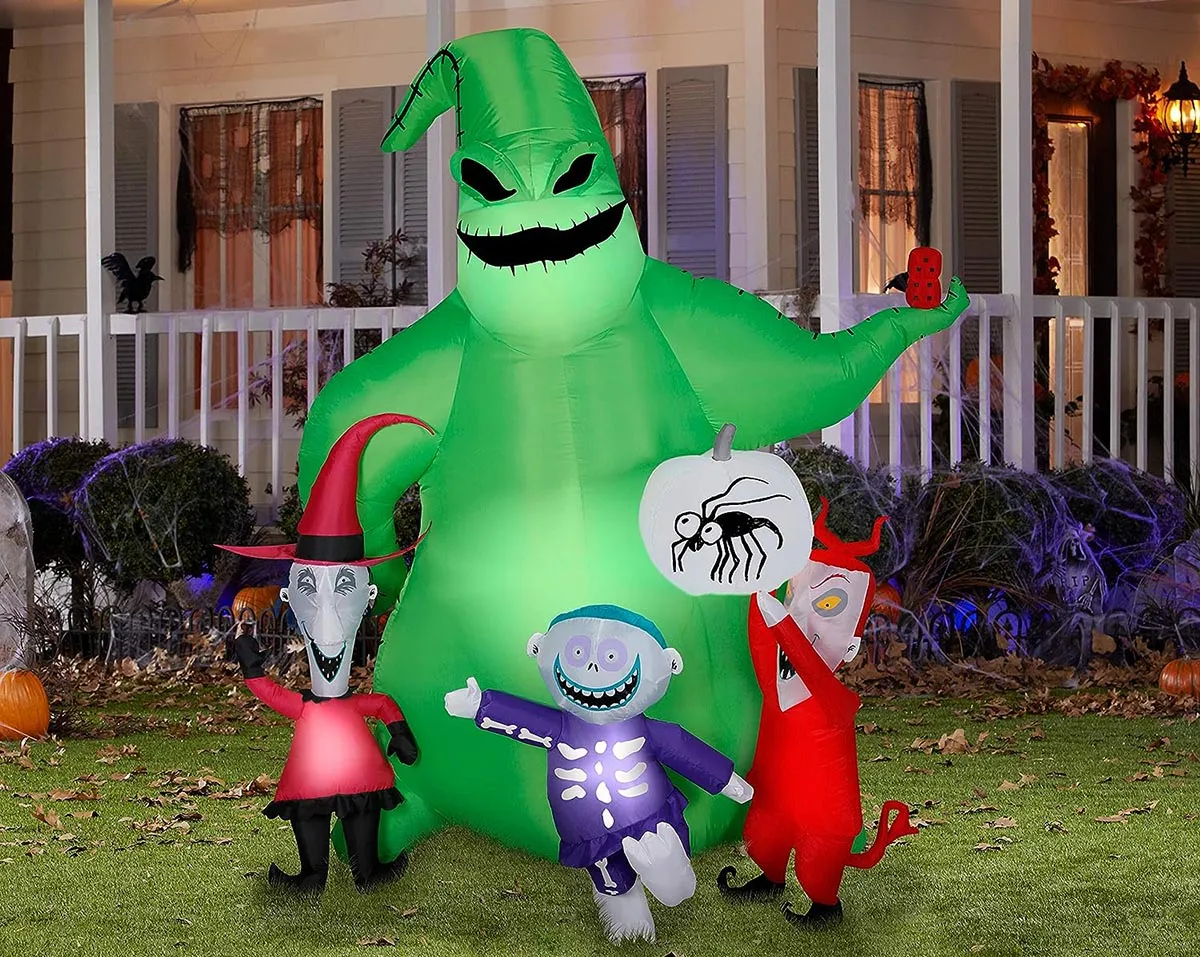 Надувний Oogie Boogie на Хелловін від Gemmy Airblown