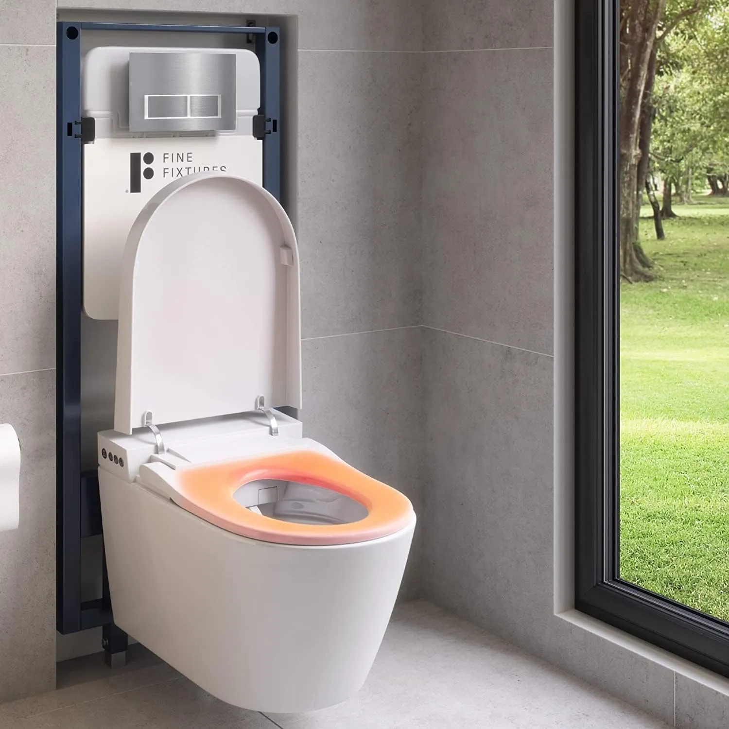 Fine Fixtures Aqueous Smart Wall-Hung Toilet & Bidet