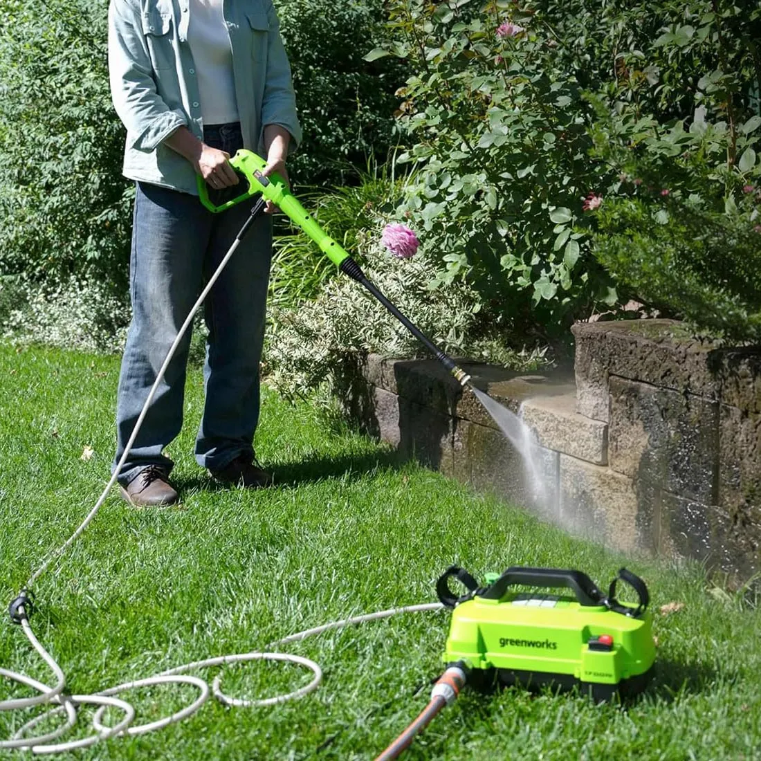 Мийка високого тиску Greenworks 1700 PSI