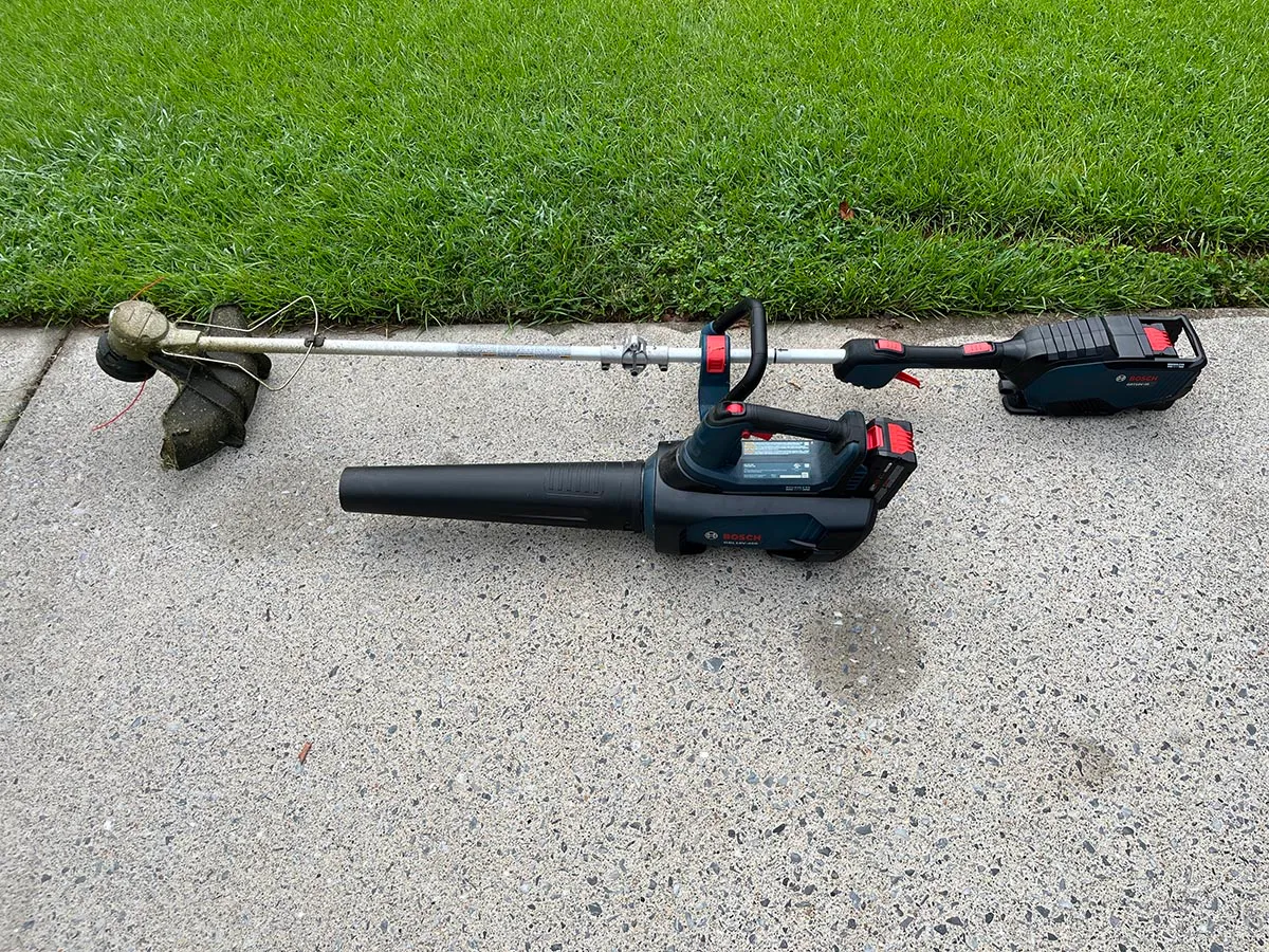 Bosch GBL18V: Довший заряд, стабільніша потужність 7 Bosch blower and trimmer 2