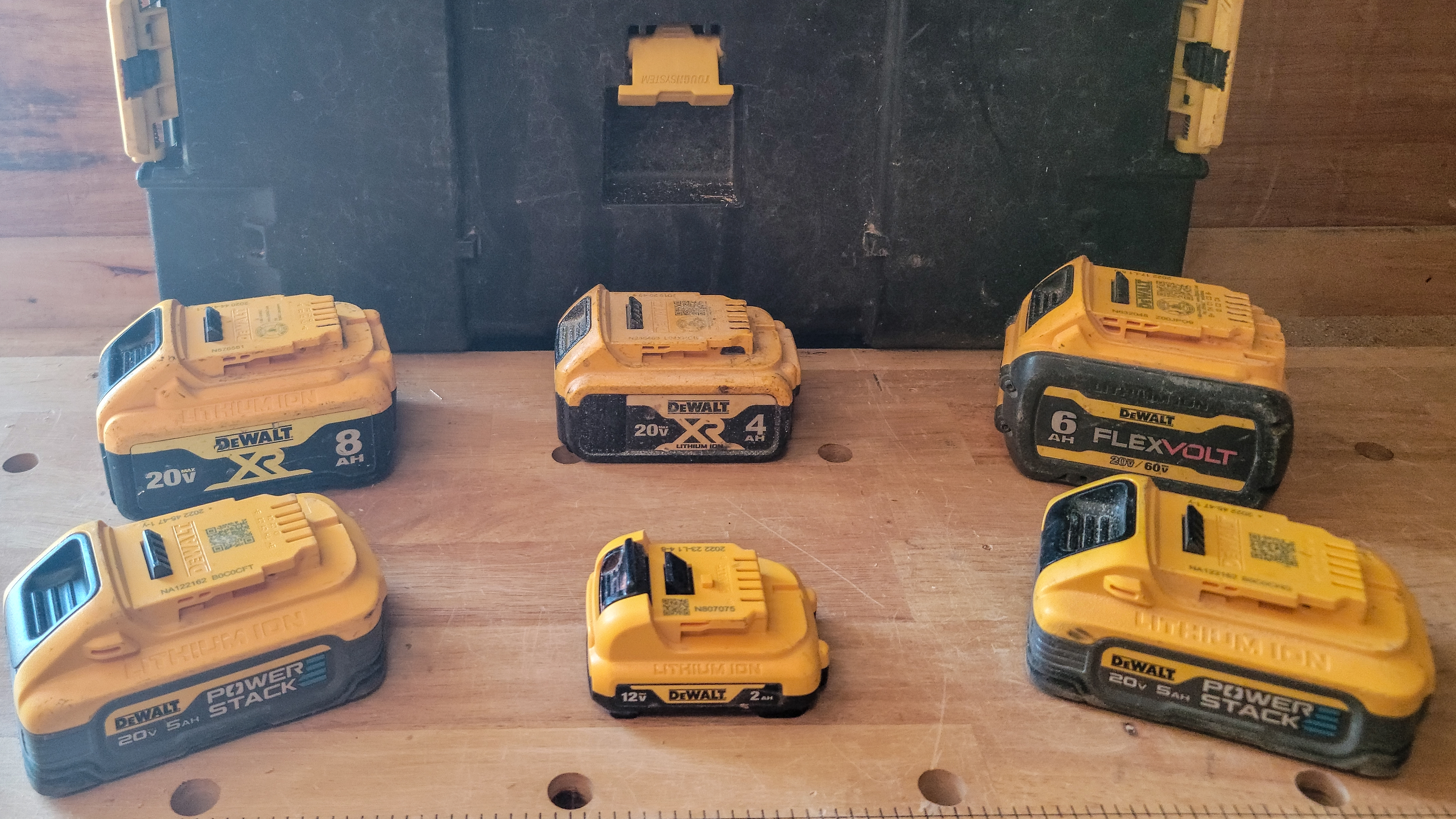 Різноманітні акумулятори DeWalt
