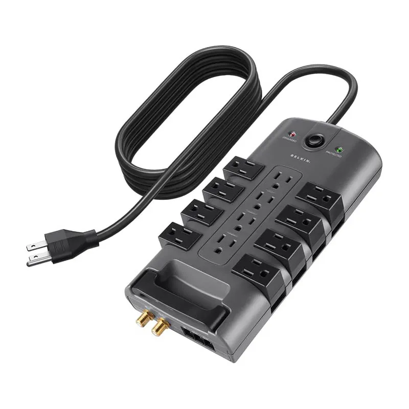 Belkin 12-outlet surge protector.
