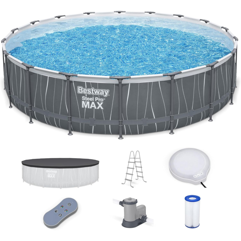 Огляд каркасного басейну Bestway Steel Pro Max 13