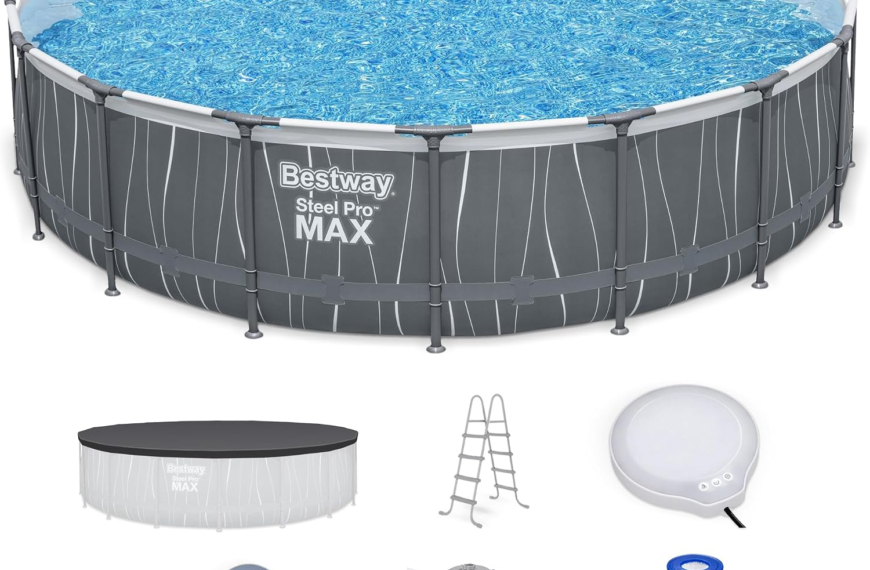 Огляд каркасного басейну Bestway Steel Pro Max