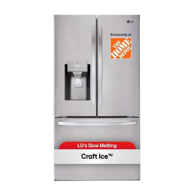 Labor Day The Home Depot Appliances LG 28-Cu.-Ft. French Door Refrigerator