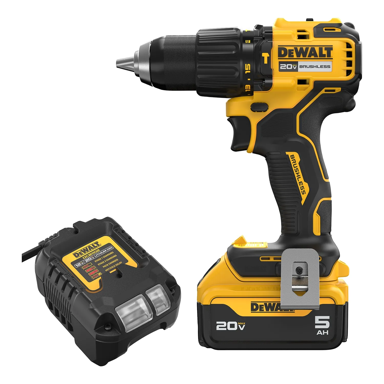 Lowe's розпродає інструменти DeWalt зі знижками до 50% 6 Набір ударного дриля DeWalt 20V Brushless