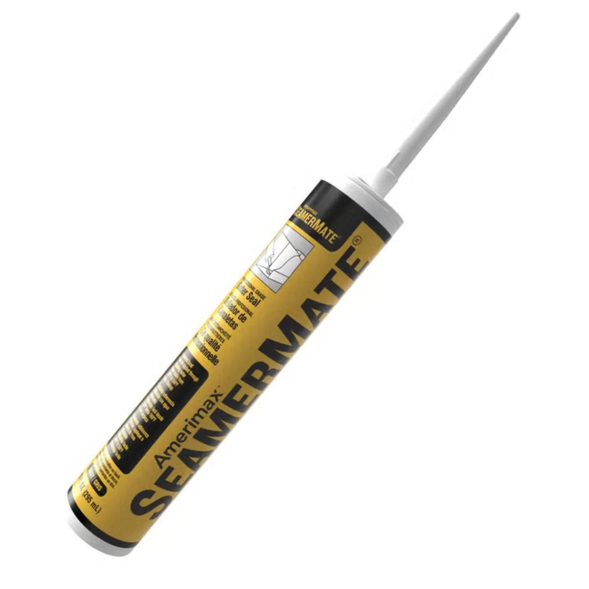 Найкращі герметики для жолобів 2026: експертний тест 33 The Amerimax SeamerMate Gutter Sealant on a white background