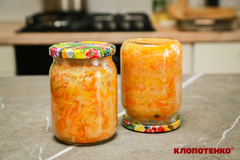 Тушкована капуста на зиму: простий рецепт від Клопотенка 16 Готові закатані банки