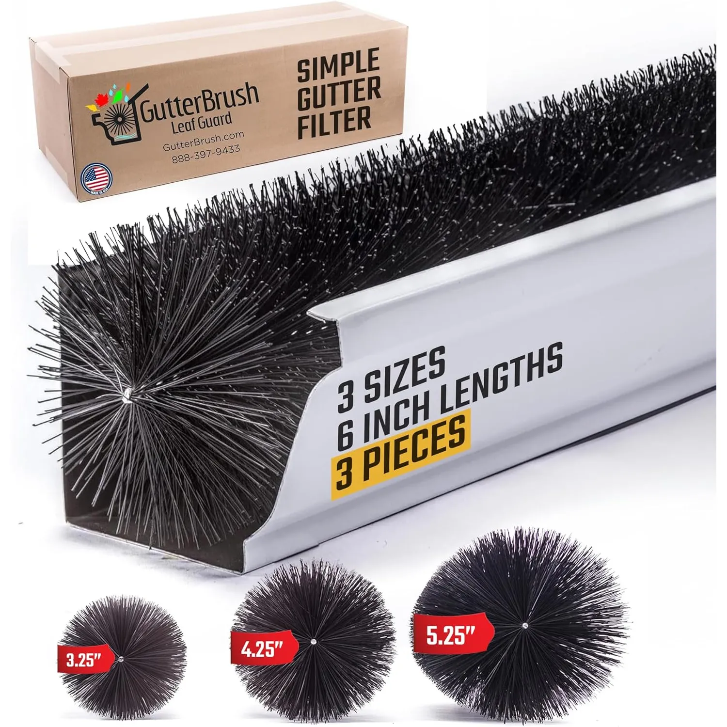 GutterBrush Simple Gutter Guard