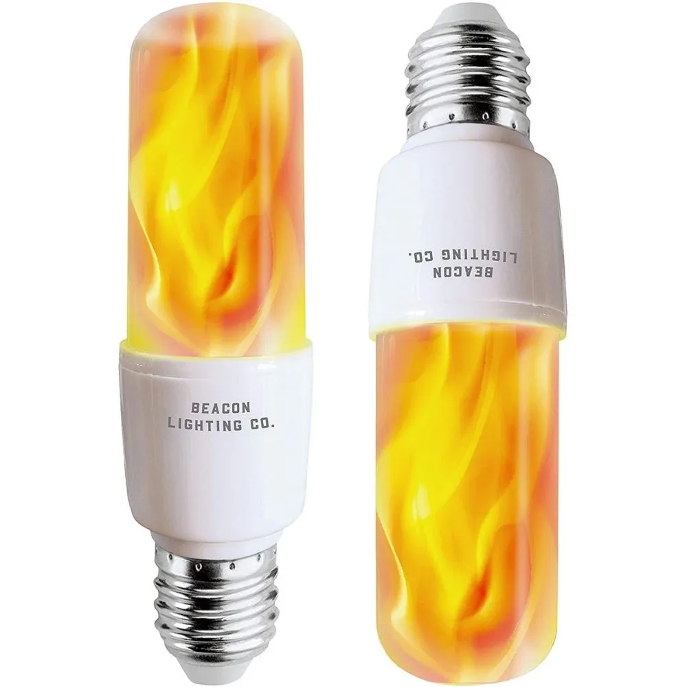 Найкращий варіант лампи з ефектом полум'я: HoogaLife LED Flame Effect Light Bulbs