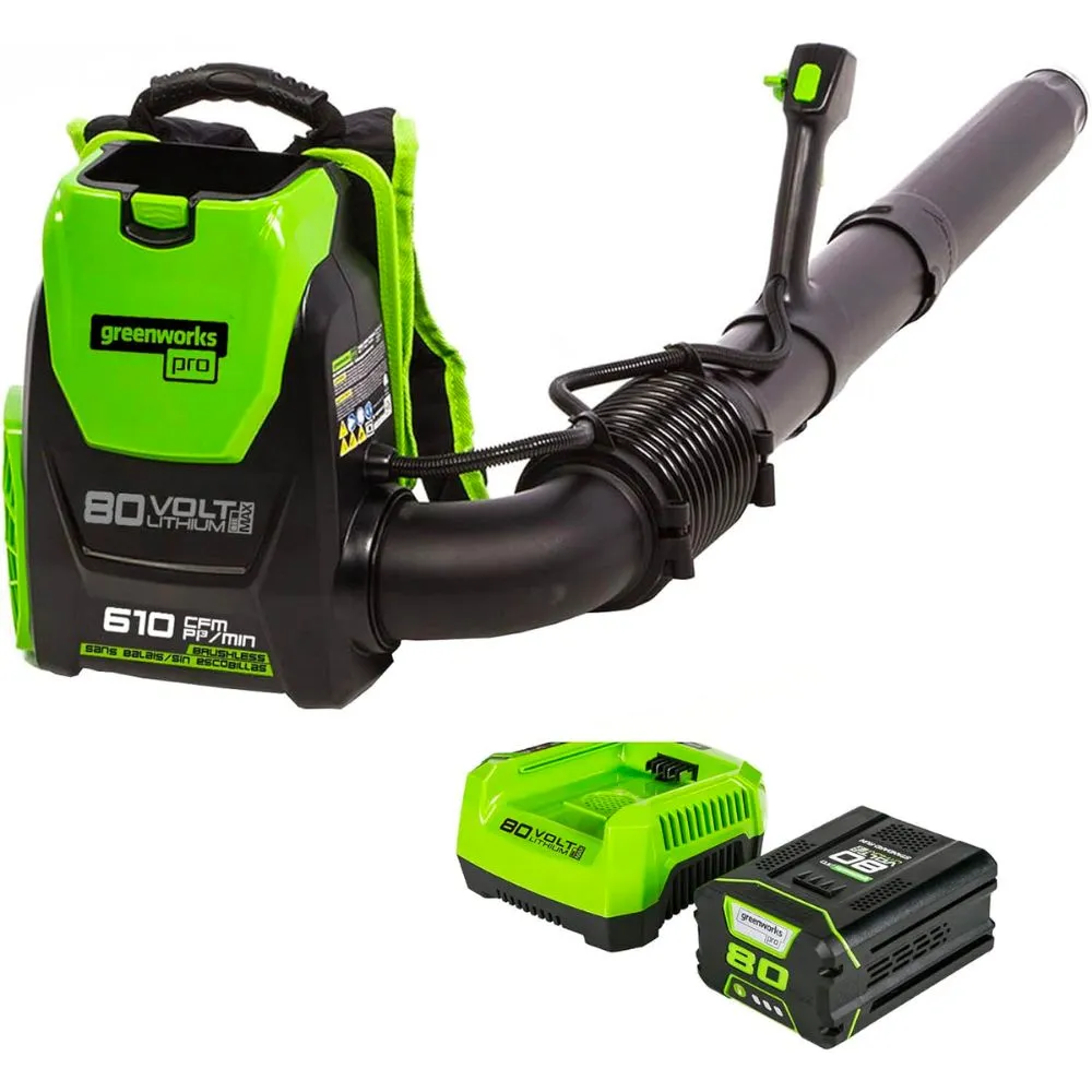 Greenworks 80V 610 CFM Cordless Backpack Blower