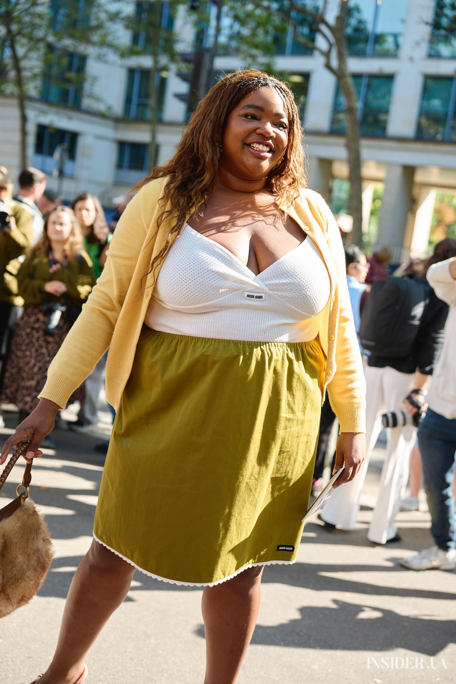 Street style PFW SS&rsquo;27: найяскравіші образи гостей показу Miu Miu